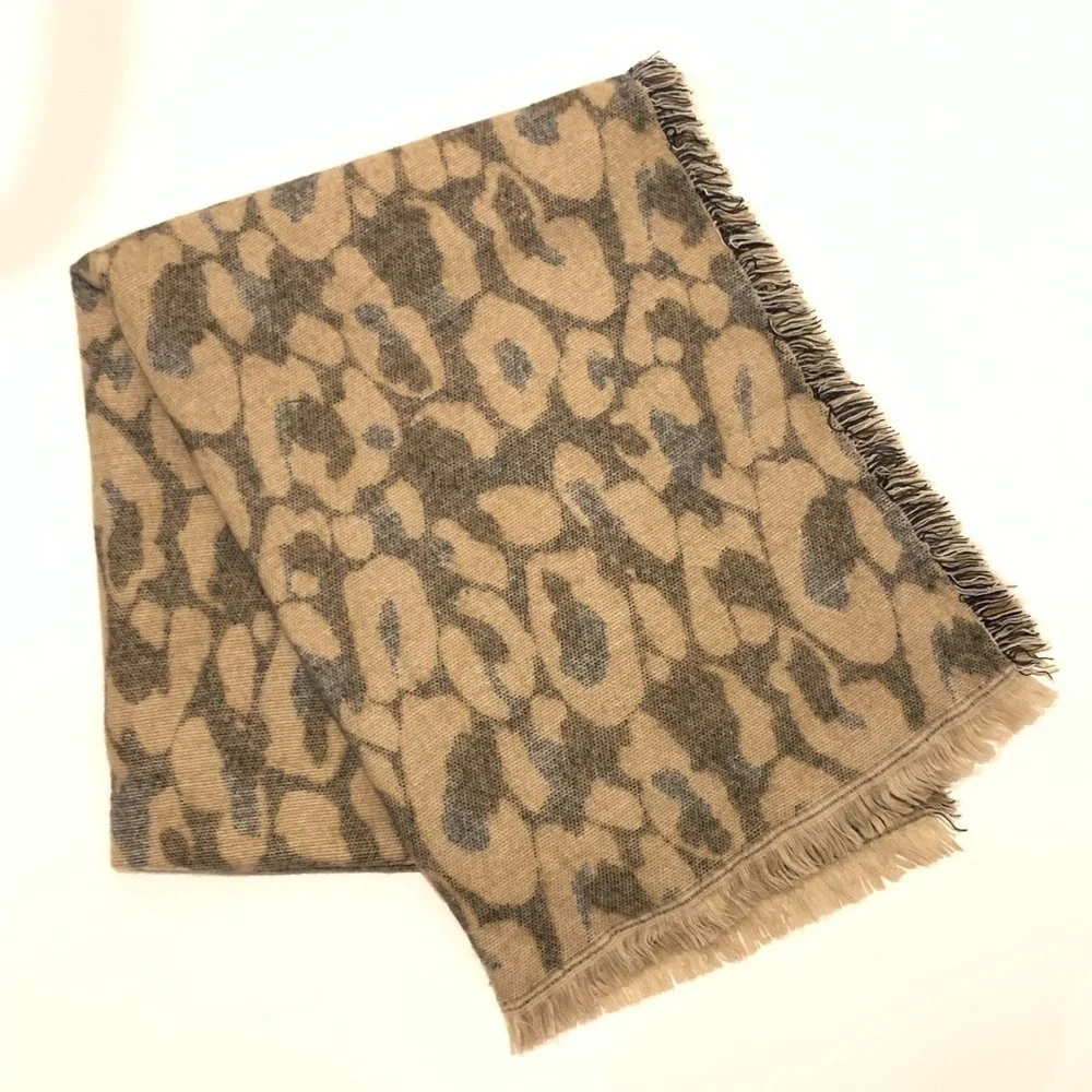 Leopard Print Blanket Scarf 251